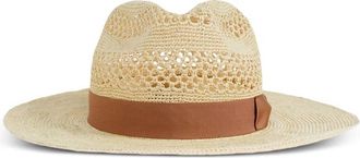 Giorgio Armani Ribbon Straw Trilby