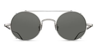 Matsuda M3143 PW Mens Sunglasses Silver Size 46