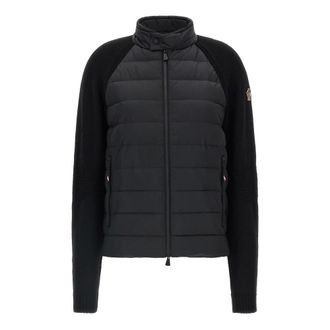 Moncler Grenoble Cardigan - Heren - Jassen - Zwart - Maat: 2XL Zijde