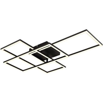 Globo Lighting plafoniera - Gabriel - nero - metallo - led