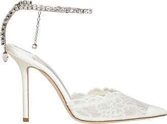 Jimmy Choo London Donna, Scarpe, Bianco, 37 1/2 EU, new