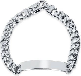 Pompeii3 Mens Cuffed Link 14k Gold (60gram) or Platinum (96gram) 8-11mm Bracelet 8.5