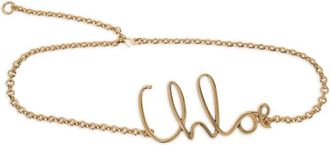 Chloé Golden Iconic Chain Belt
