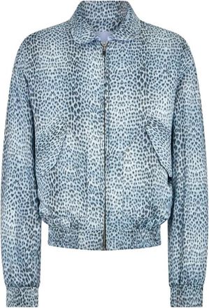 Roberto Cavalli Heren, Jassen, Blauw, Maat: 2XL