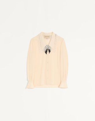 Valentino Crepe De Chine Shirt Wo