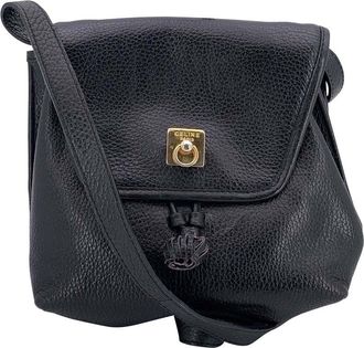 Celine Black Leather Shoulder Bag (Authentic Pre-Loved)