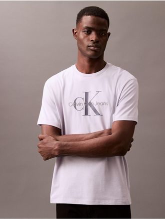 Calvin Klein Jeans Calvin Klein Mens Monologo Tee - Grey - XL