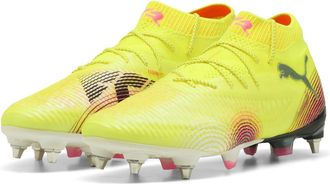 Puma Kids Future 8 Ultimate Soft Ground Football Boots Yellow Alert 4.5 UK Child