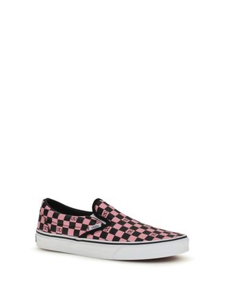 Valentino Garavani Checkerboard V Logo Slip-On Sneaker - Pink