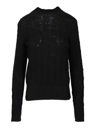 Dries Van Noten Tessy Sweater Knitwear Nero-Donna