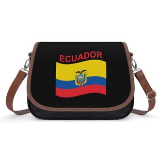 Generic Flag of Ecuador Fashion Womens Crossbody Bags Novelty Handbag Shoulder Bag Purse