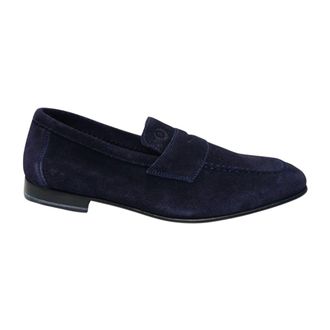 Pollini Schoenen, Dames, Blauw, 40 EU, Su&egrave;de, Mocassini Camoscio