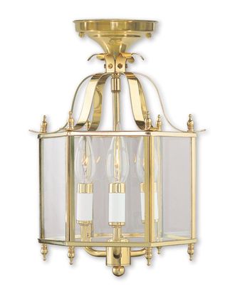 Livex Lighting Livex Livingston 3-Light Pb Chain Hang/Ceiling Mount