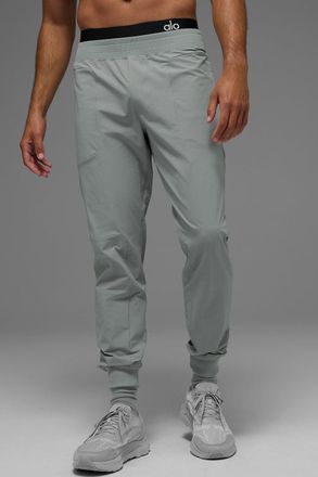 Alo | Co-Op Pants (Long) in Lunar Grey, Size: Medium