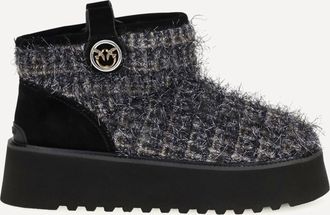 Pinko Stivaletti in tweed e lurex Woman 39