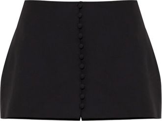 Cult Gaia Shorts con bottoni - Nero