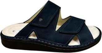 Finn Comfort Danzig-S - Heren - Sandalen - Blauw - 45 EU - Leer - Schoenen