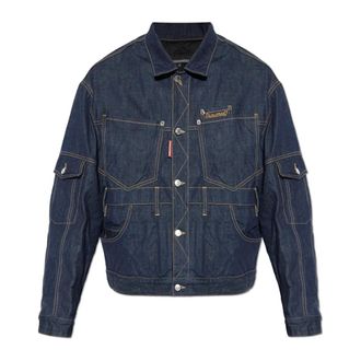 Dsquared2 Denim jas - Heren - Spijkerjassen - Blauw - XL - Denim - Jassen