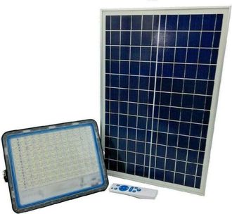 Trade Shop Trade Shop Traesio - Lampione Stradale Solare Faro a Led 200w Con Pannello Solare Luce Fredda 58200