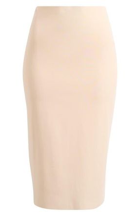 Nordstrom Invisible Edge Slip Skirt in Beige Smoke at Nordstrom, Size X-Small