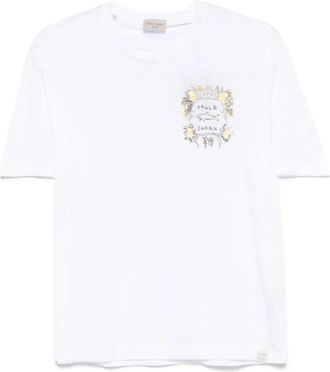 Paul & Shark White Logo Cotton T-Shirts