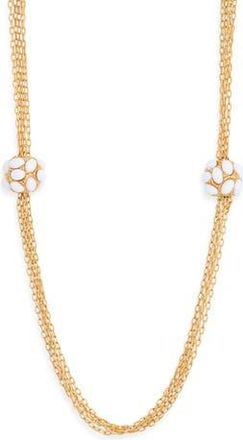 Kenneth Jay Lane Orb Station Multichain Necklace in Gold at Nordstrom Rack