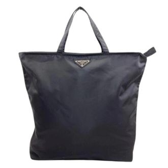 Prada Pre-owned Tote Bags, female, Black, Size: ONE SIZE Pre-owned Vintage Tote Bag