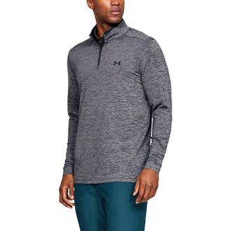 Under Armour Mens Match Play Quarter Zip Pullover Black M