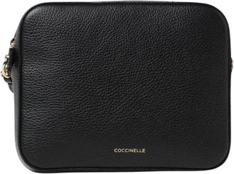 Coccinelle Mini Crossbody Tas - Dames - Schoudertassen - Zwart - ONE Size - Leer - Tassen
