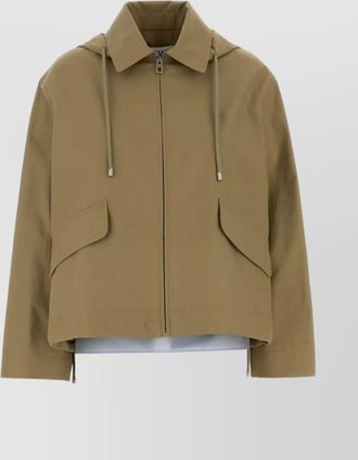 Loewe cotton parka jacket