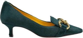 Mara Bini R277 D&eacute;collet&eacute; - Dames - Pumps - Groen - 36 EU - Leer - Schoenen