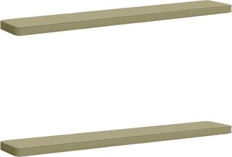 vidaXL Cojines Para Banco De 2 Piezas Vught 2 Pcs 100% Poli&eacute;ster Vidaxl