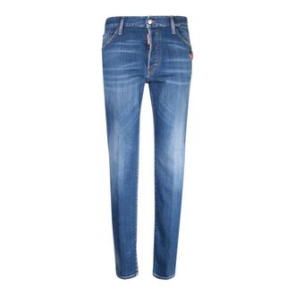 Dsquared2 Blue Slim Fit Jeans Aw24 - male - Dsquared2 - Slim Fit Jeans - Blue - XS - Jeans