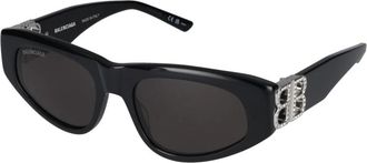 Balenciaga Stijlvolle zonnebril Bb 0095S - Dames - Zonnebrillen - Zwart - 53 MM - Accessoires