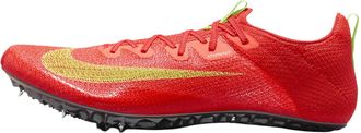 Nike Nike Superfly Elite 2 Track & Field Sprinting Spikes (FZ9662-600, Bright Crimson/Lime Blast/Barely Volt/Washed Coral) Size 6.5