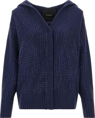 Pinko Pinko, Dames, Truien, Blauw, Maat: XS Wol