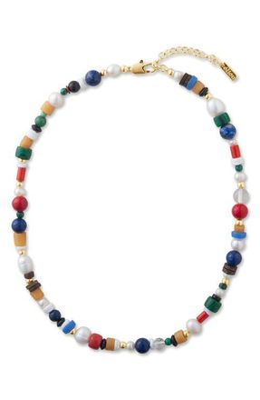&Eacute;liou Bodie Necklace in Multi Color Blue at Nordstrom, Size 16