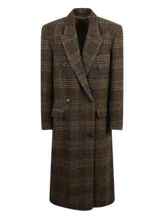 Isabel Marant Lexana coat - women - Virgin Wool - 38 - Green