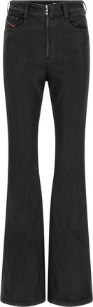 Diesel 1973 D-Partt Jeans - Dames - Flared Jeans - Zwart - W26 - Katoen - Jeans