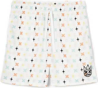Cult of Individuality MESH SHORTS CULT REPEAT LOGO PRINT
