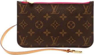 Louis Vuitton Pre-owned Clutches, female, Brown, Size: ONE SIZE Pre-owned Vintage Canvas Clutch