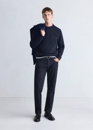 Mango Felpa regular fit Thermolite navy - Uomo - XXL - MANGO MAN