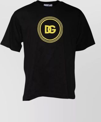 Dolce & Gabbana logo-print cotton crew-neck t-shirt