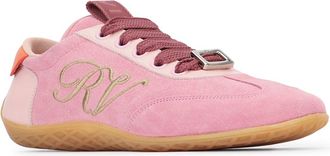 Roger Vivier Womens Viv Low Sneakers M815(bouganville Ch)+m401(rosa)+g800(arancio Ch)