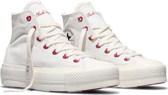 Converse Chuck Taylor All Star Lift Oxford Sneaker in White/egret/days Ahead at Nordstrom, Size 7.5