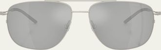 Moncler Mens ME4004 Aviator Sunglasses