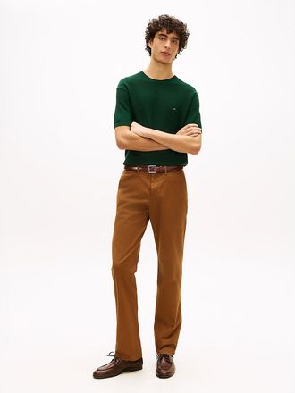 Tommy Hilfiger Mens Straight Flex Chino - Highland Khaki - 30W x 30L