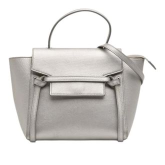 Celine Pre-owned Handbags, female, Gray, Size: ONE SIZE Pre-owned The Belt Satchel