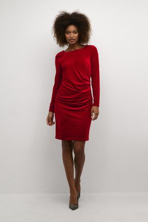 Kaffe Jurk Slim fit red