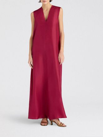 Momoni Cueva Sleeveless Long Silk Tunic with V-Neck